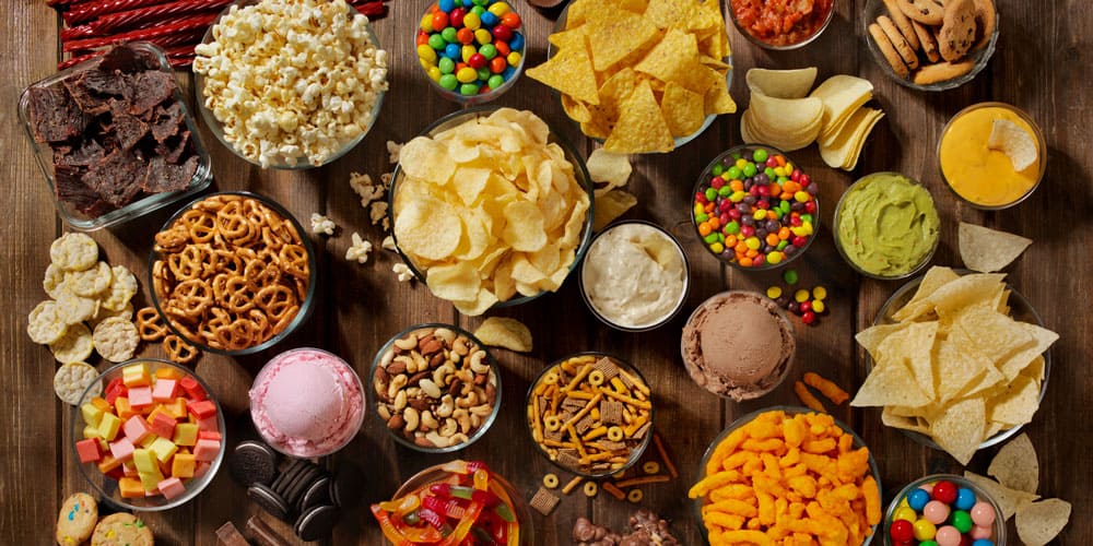 alimentos no saludables