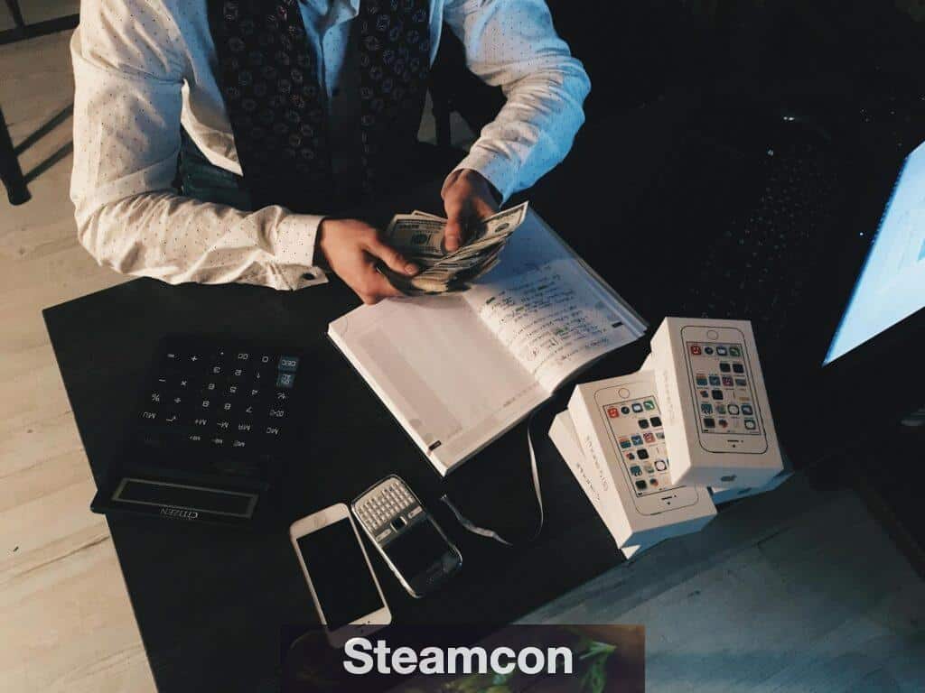 Accountant Counting Money